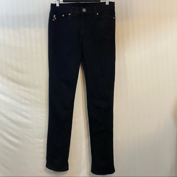 Victoria Beckham Rock & Republic Black Jeans Silver Crowns - Picture 7 of 11